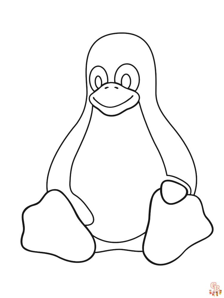 coloriage pingouins