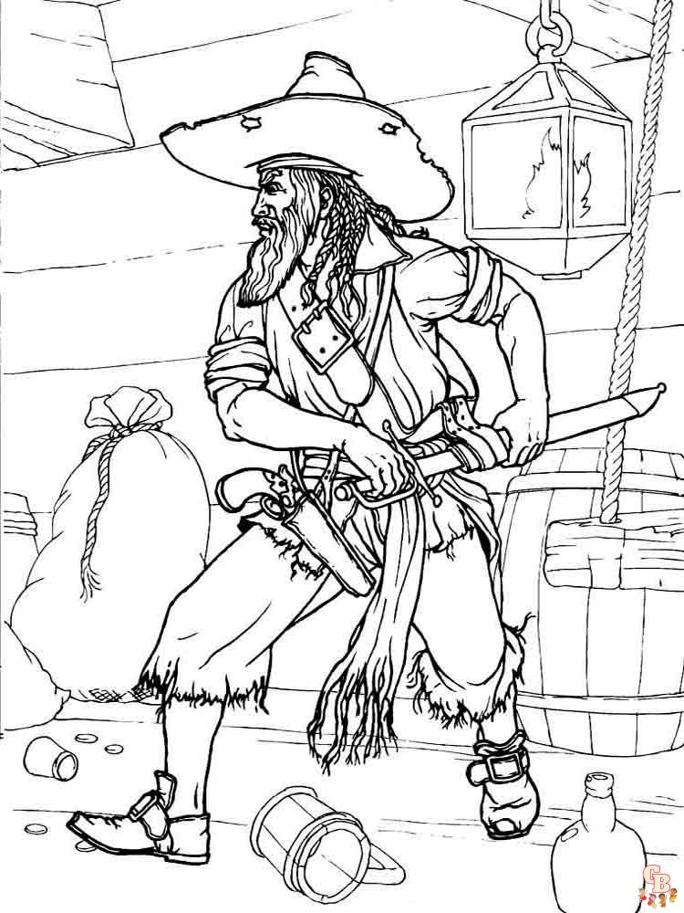 coloriage pirates