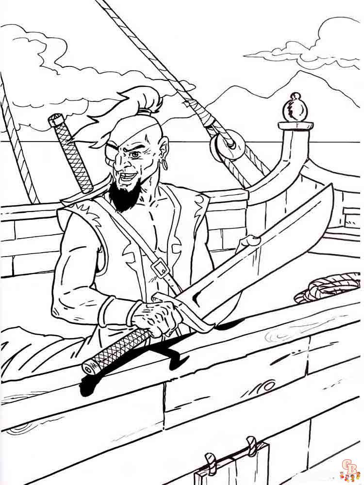 coloriage pirates