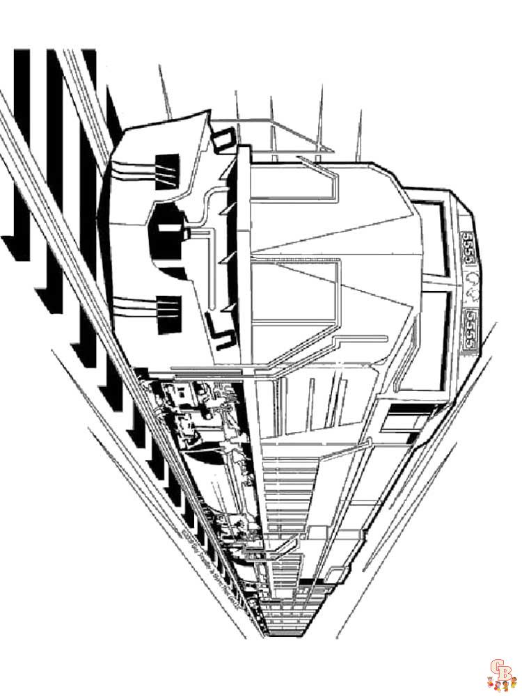 coloriage trains