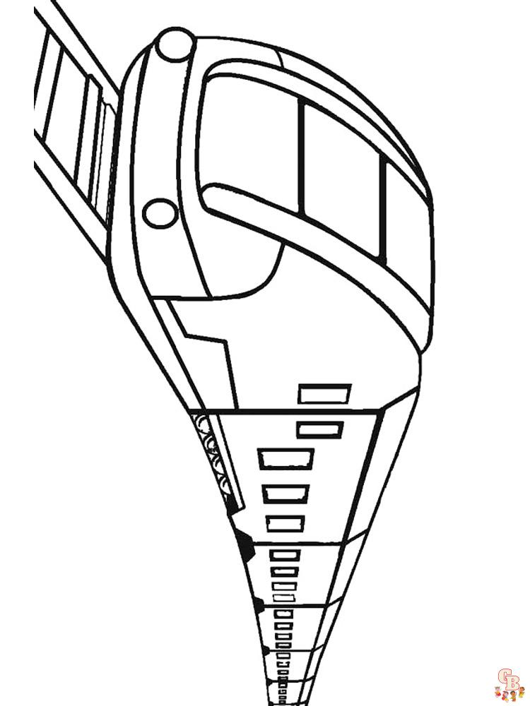 coloriage trains