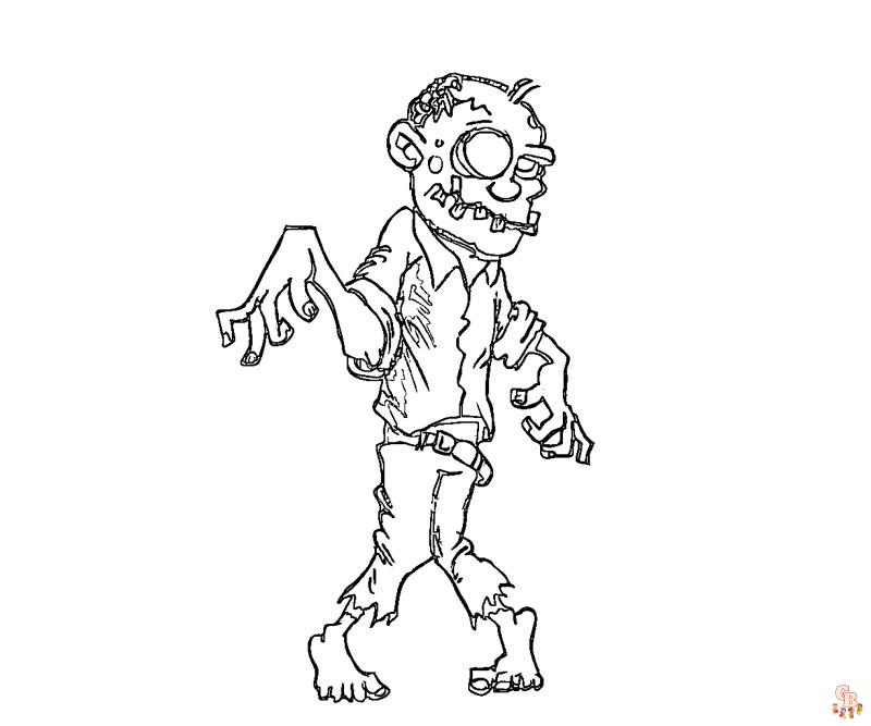 coloriage zombies