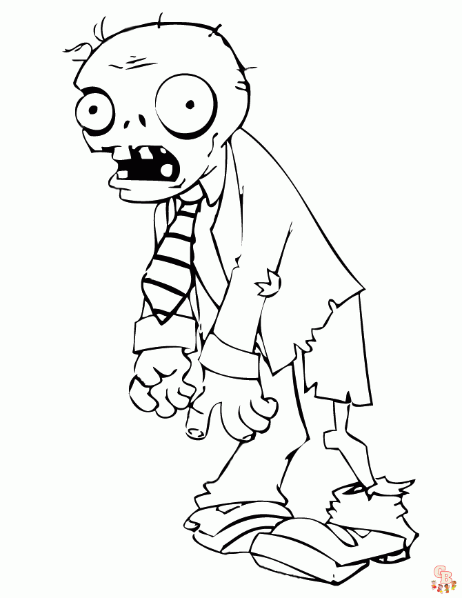 coloriage zombies