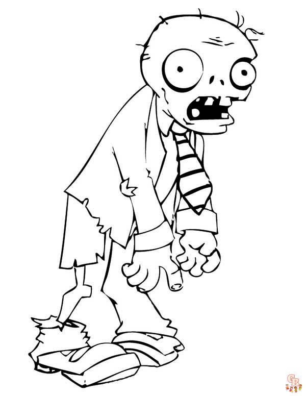 coloriage zombies