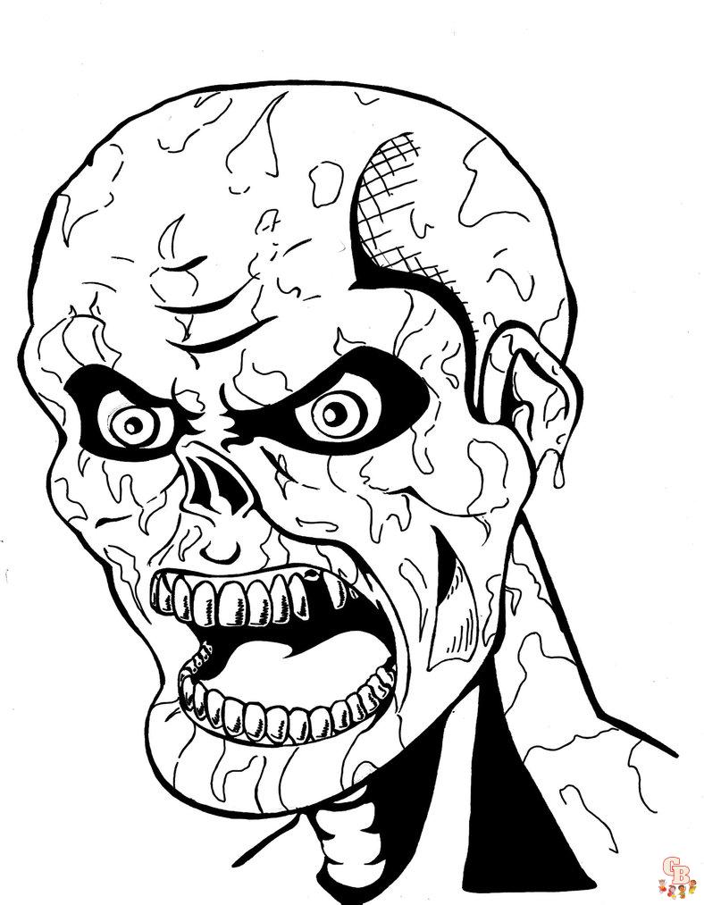 coloriage zombies