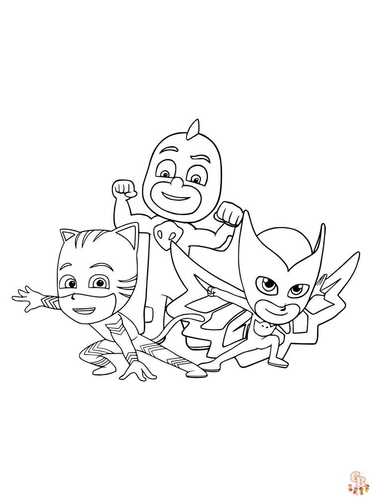 Coloriage PJ Masks