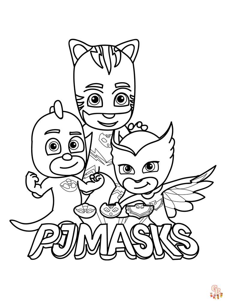 Coloriage PJ Masks