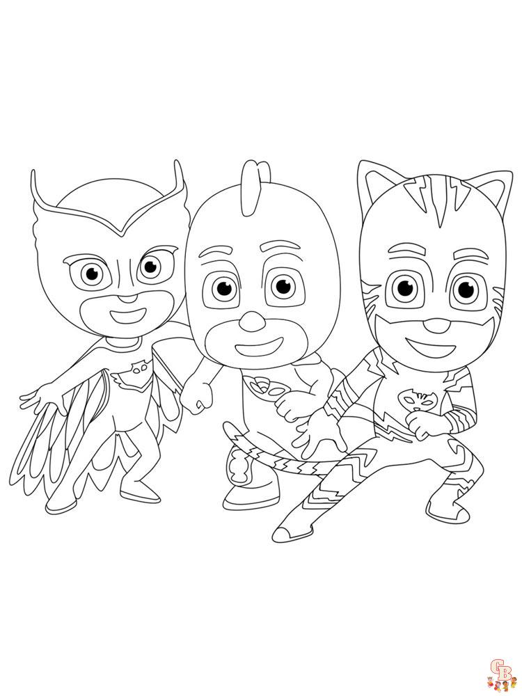 Coloriage PJ Masks