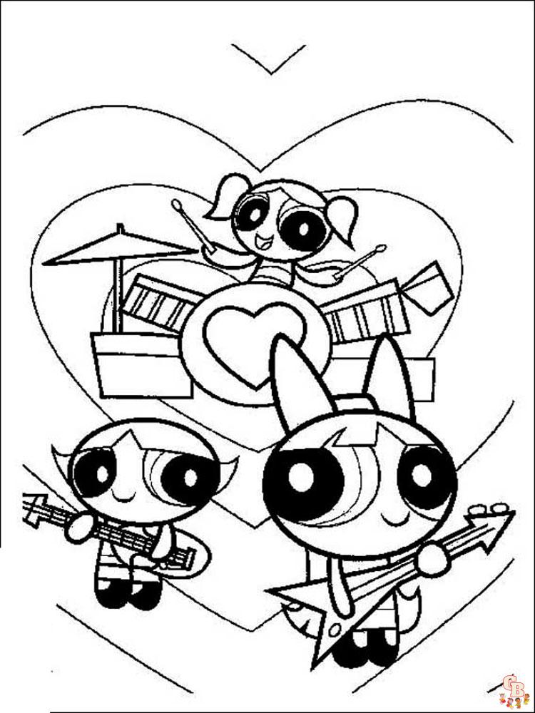 Coloriage Powerpuff Girls