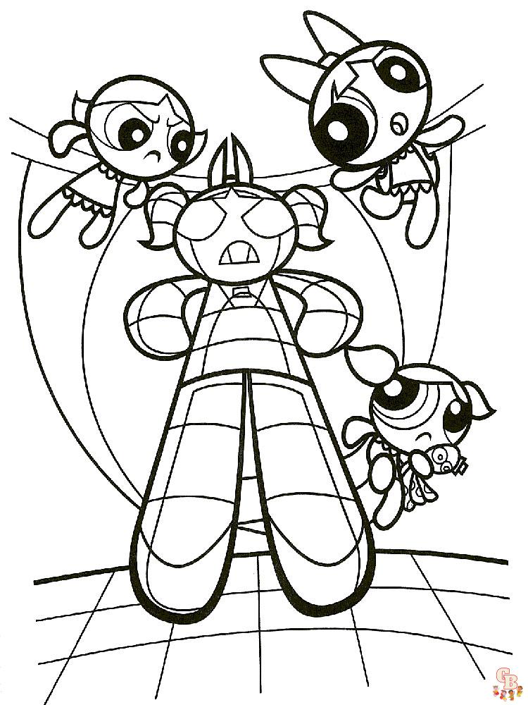 Coloriage Powerpuff Girls