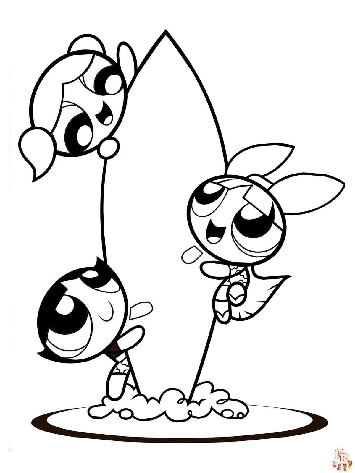 Coloriage Powerpuff Girls