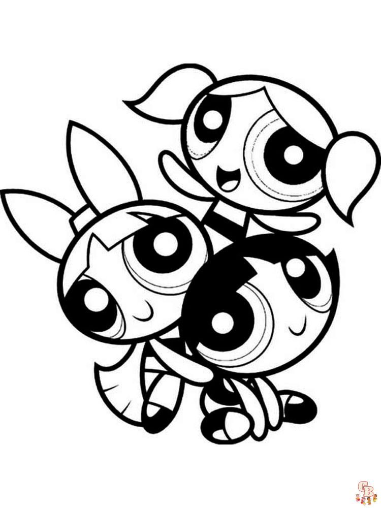 Coloriage Powerpuff Girls