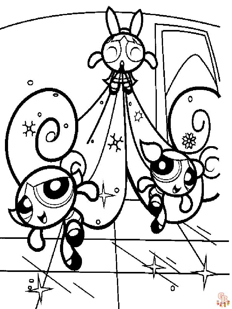 Coloriage Powerpuff Girls