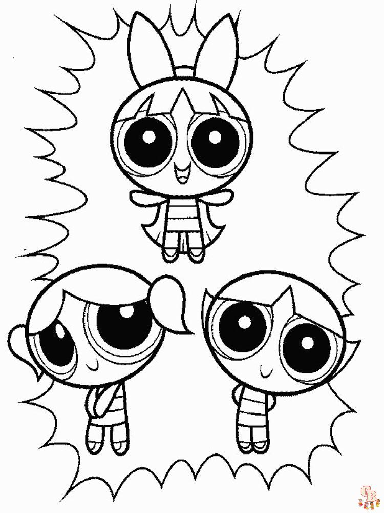 Coloriage Powerpuff Girls