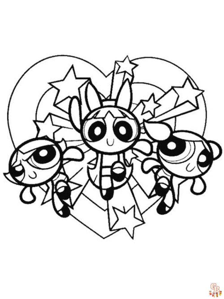 Coloriage Powerpuff Girls