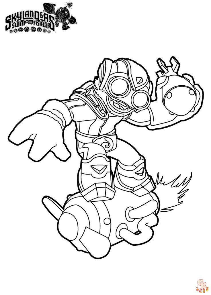 Coloriage Skylanders