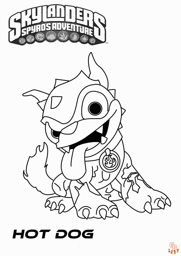 Coloriage Skylanders