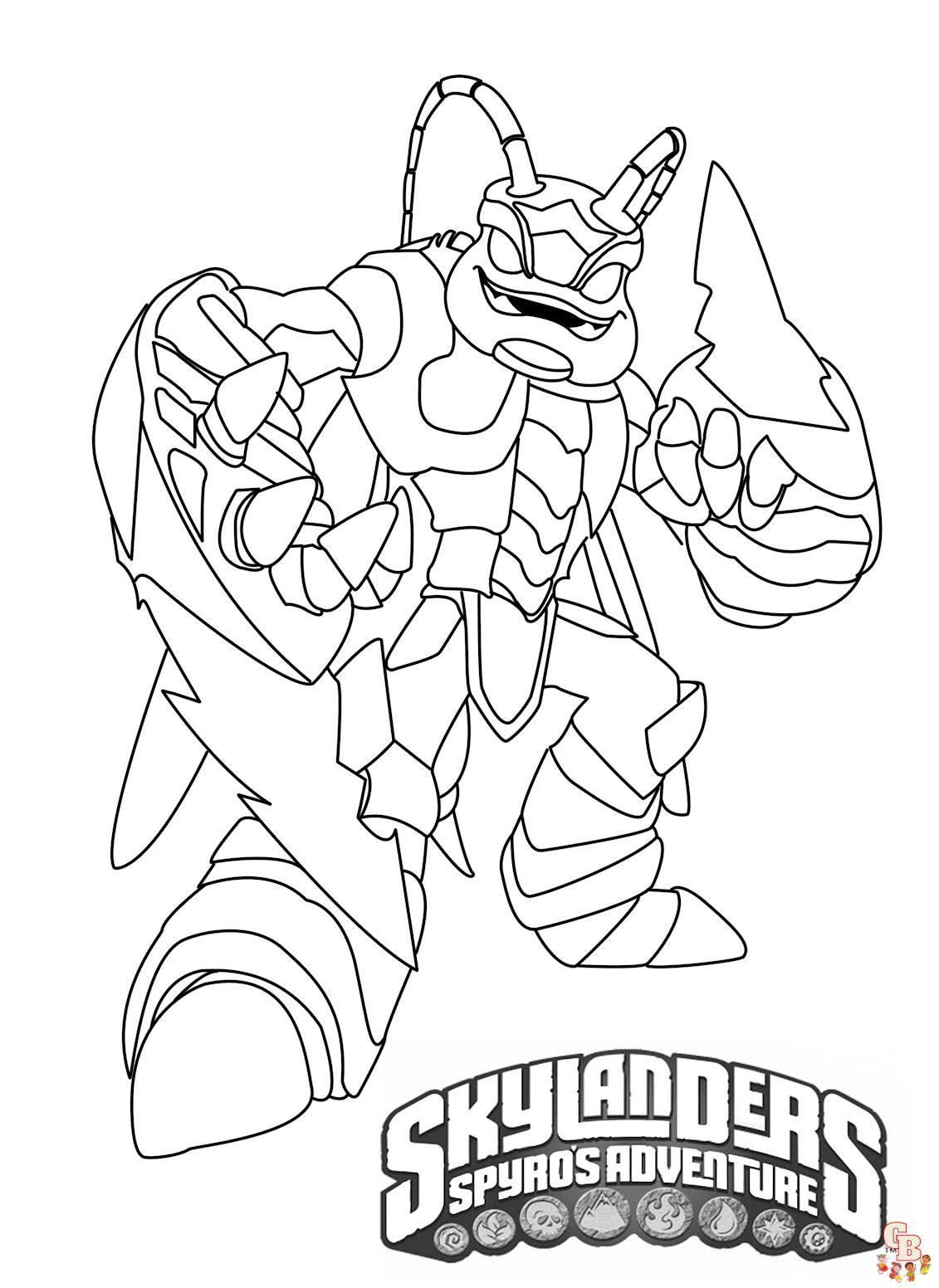 Coloriage Skylanders