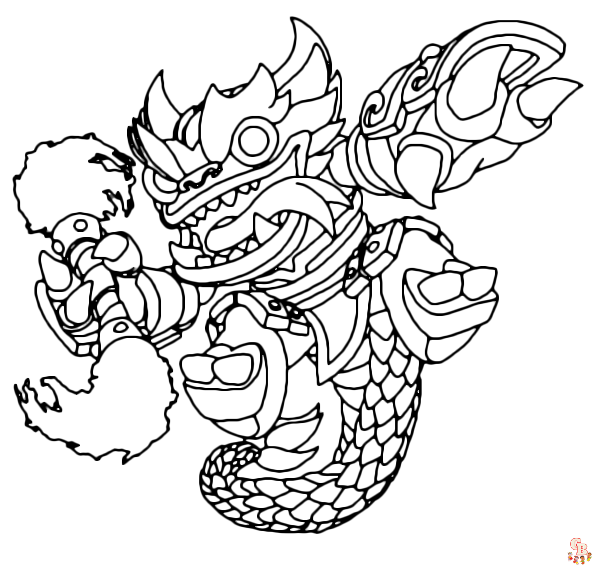 Coloriage Skylanders