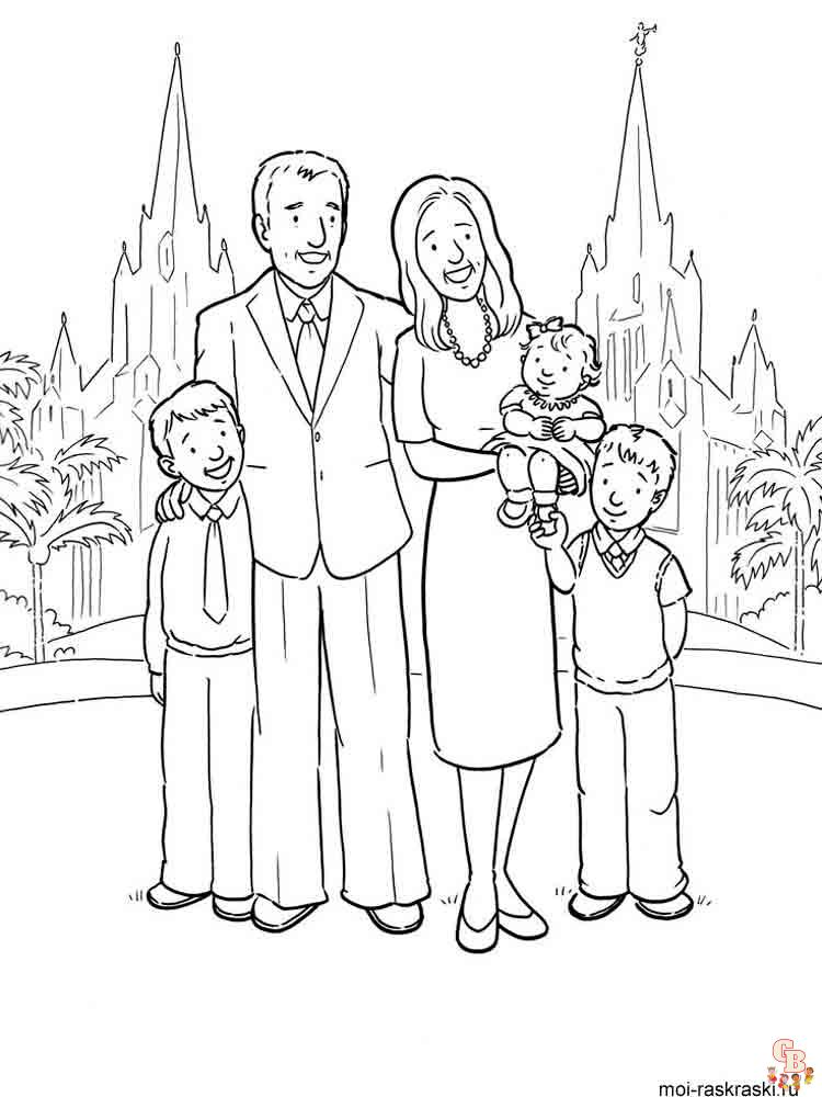 Coloriage familiales