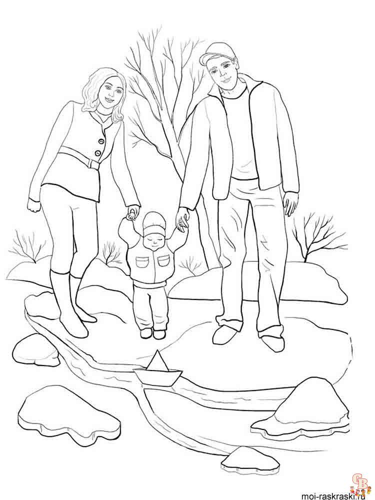 Coloriage familiales