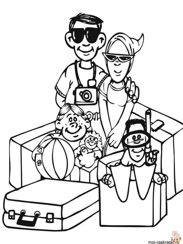 Coloriage familiales