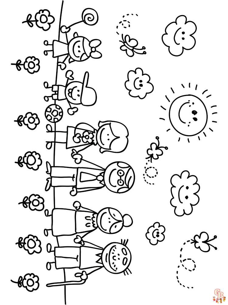 Coloriage familiales