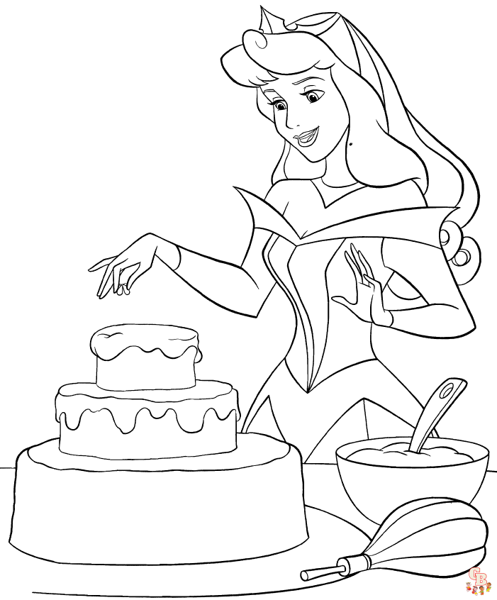 Coloriage gateaux