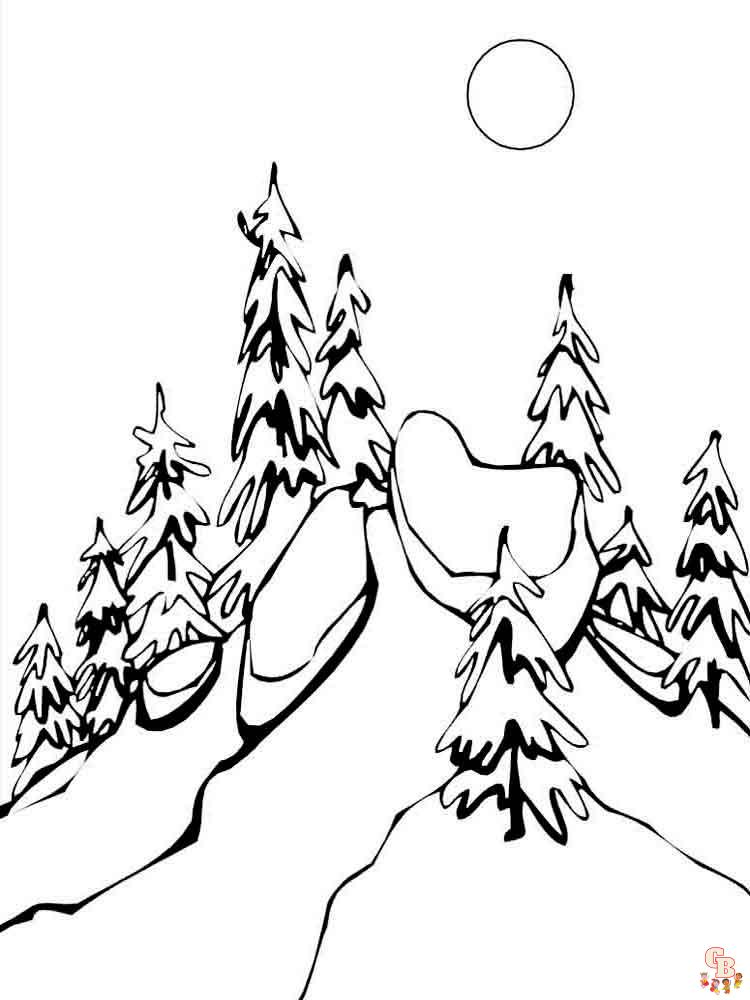 Coloriage hiver