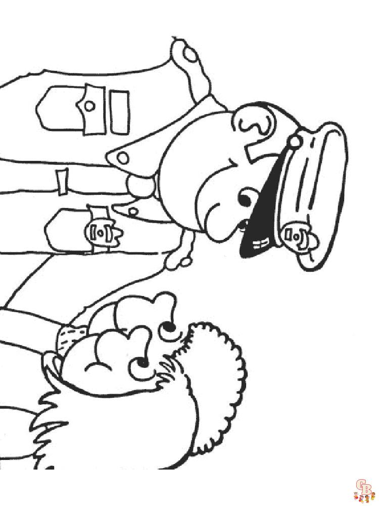 Coloriage police