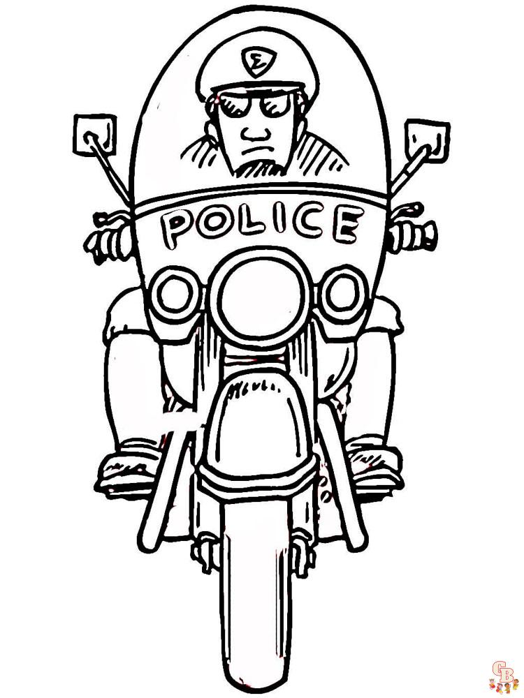 Coloriage police