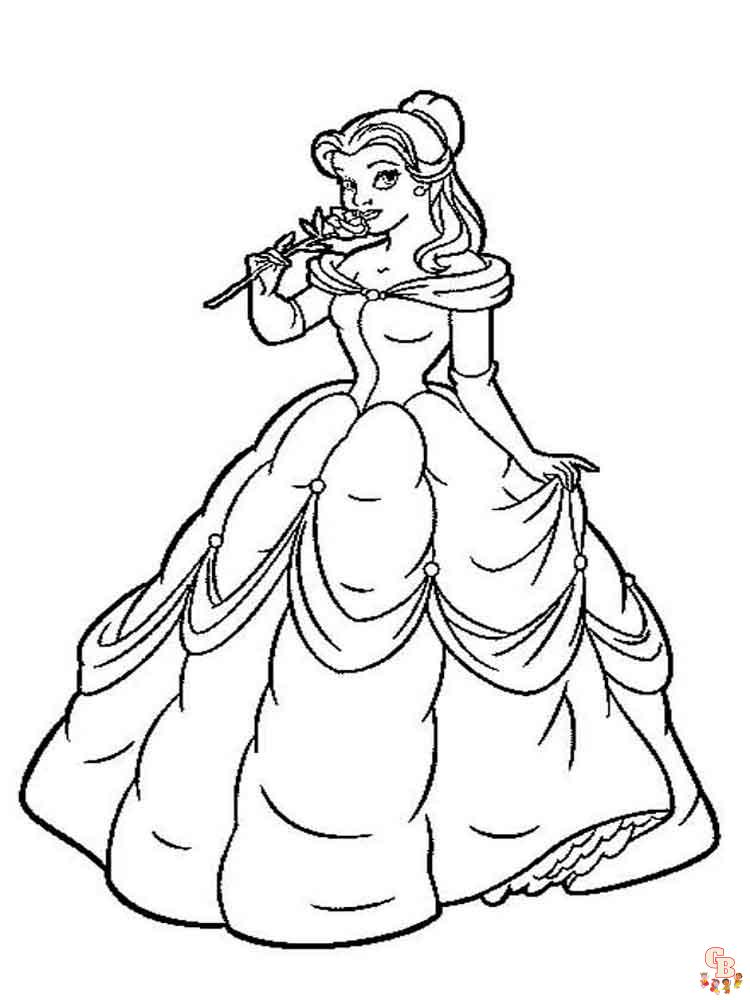 Coloriage princesse