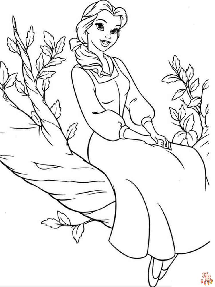 Coloriage princesse