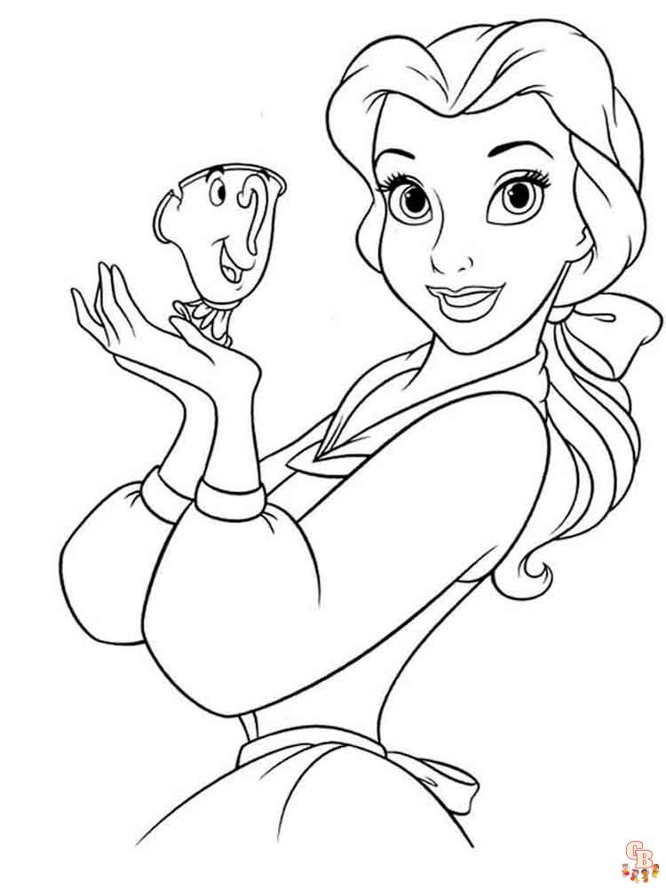 Coloriage princesse