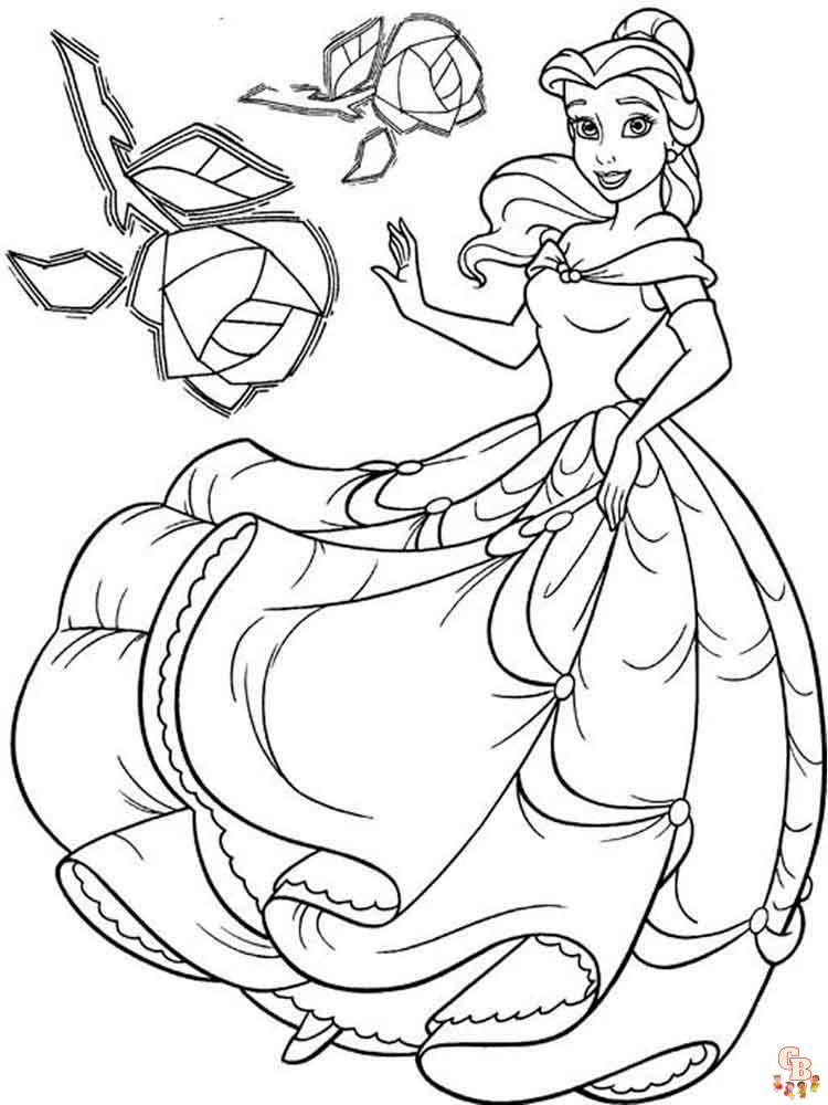 Coloriage princesse