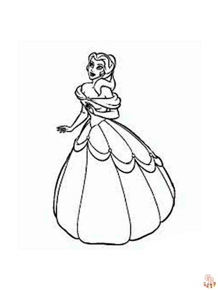 Coloriage princesse