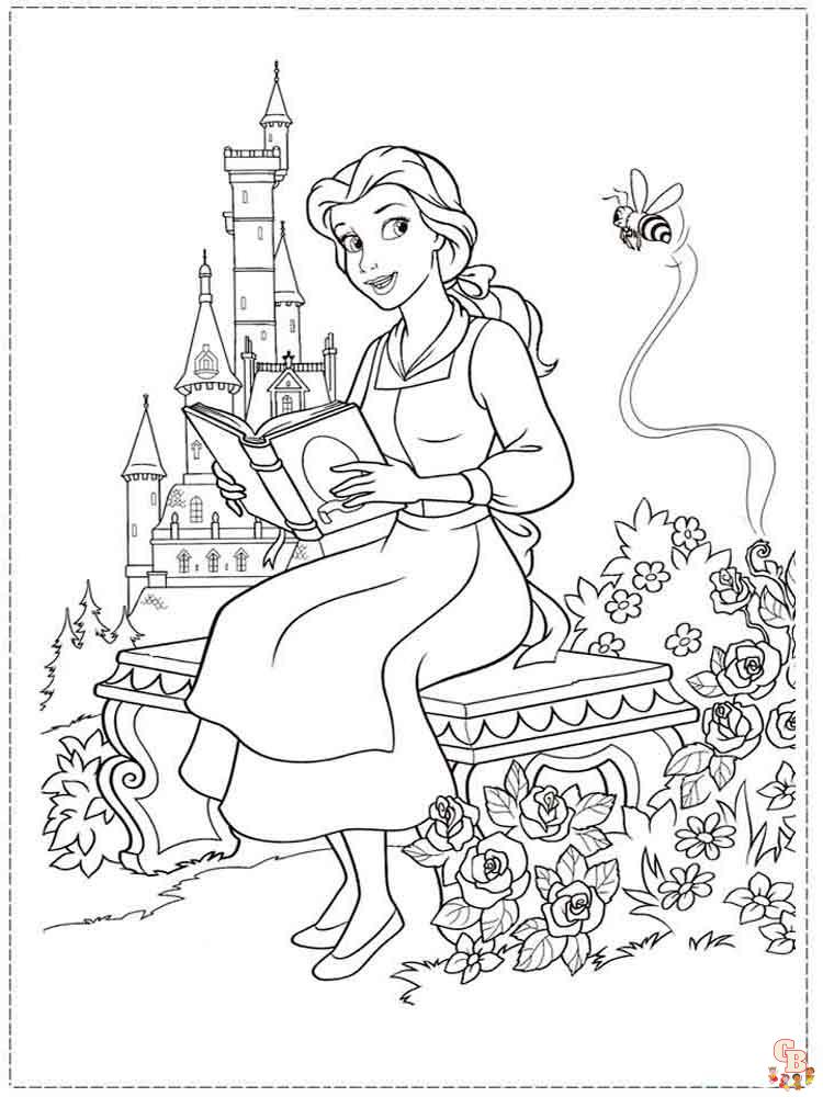 Coloriage princesse