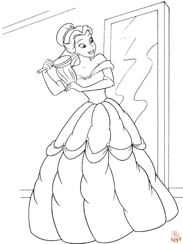 Coloriage princesse