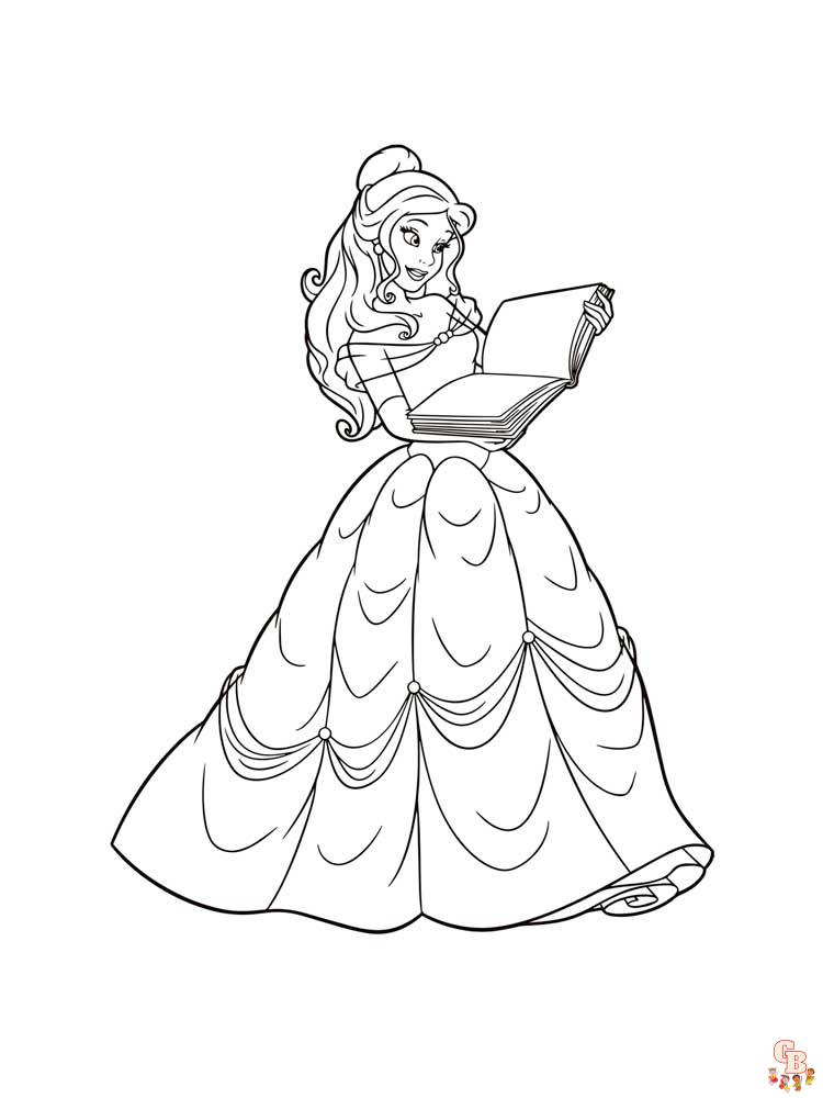 Coloriage princesse