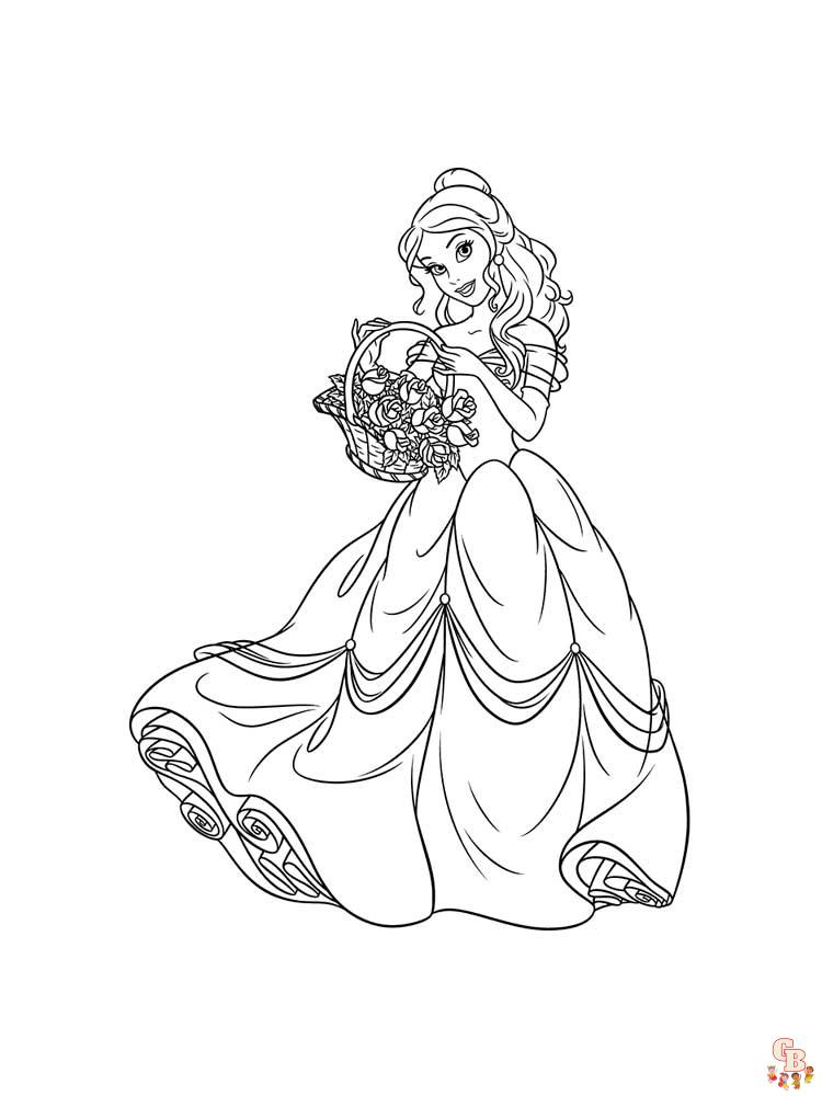 Coloriage princesse