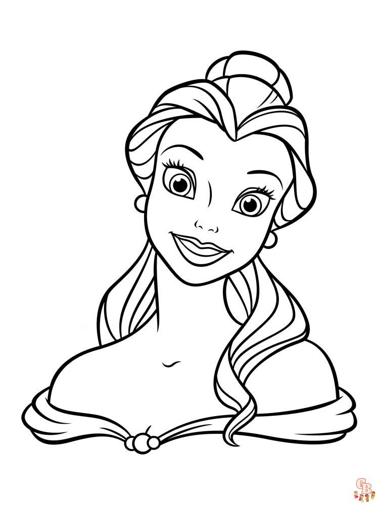 Coloriage princesse