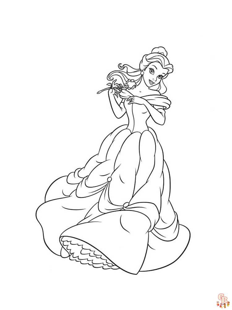 Coloriage princesse