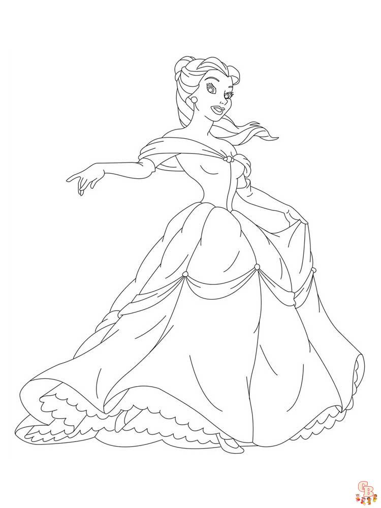 Coloriage princesse