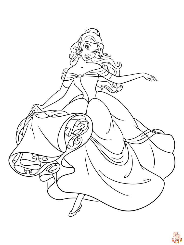 Coloriage princesse