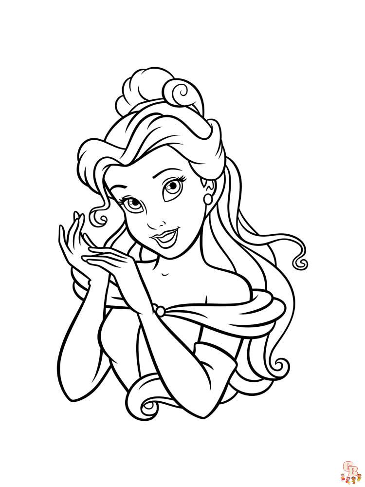 Coloriage princesse