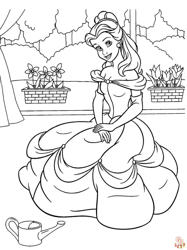 Coloriage princesse