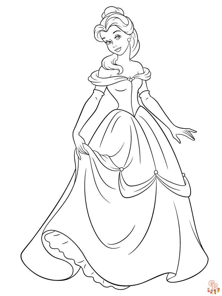 Coloriage princesse