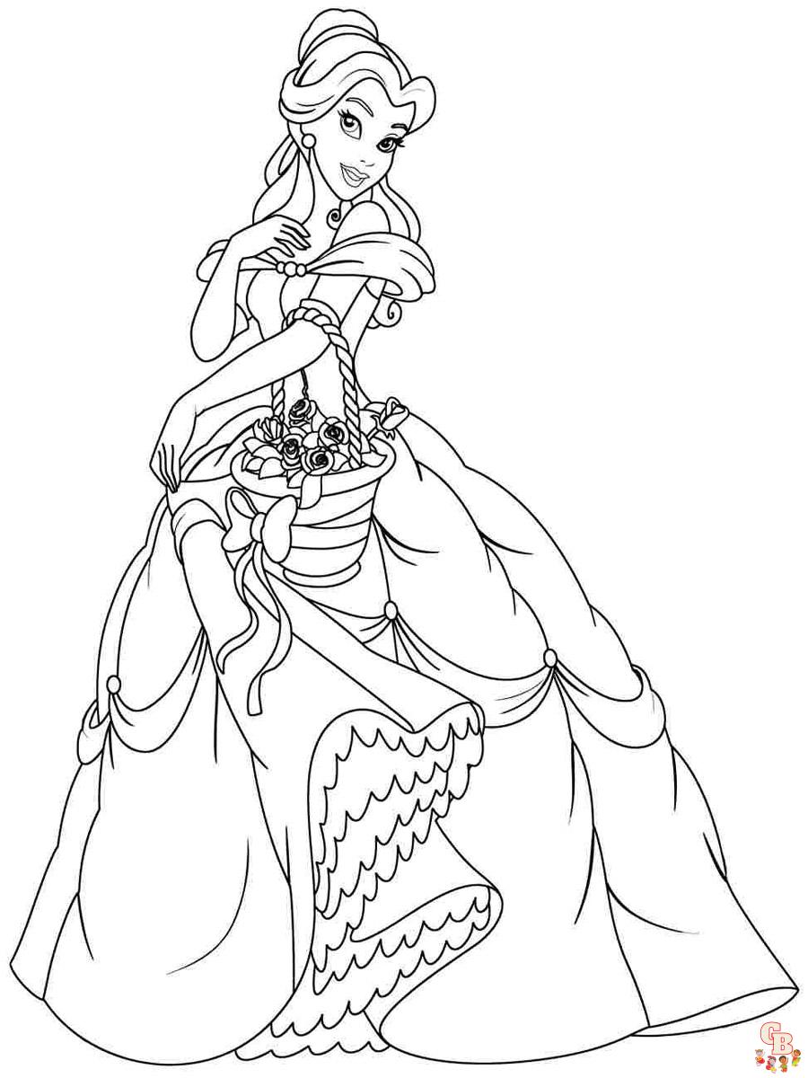 Coloriage princesse