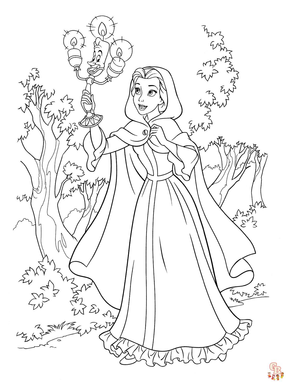 Coloriage princesse