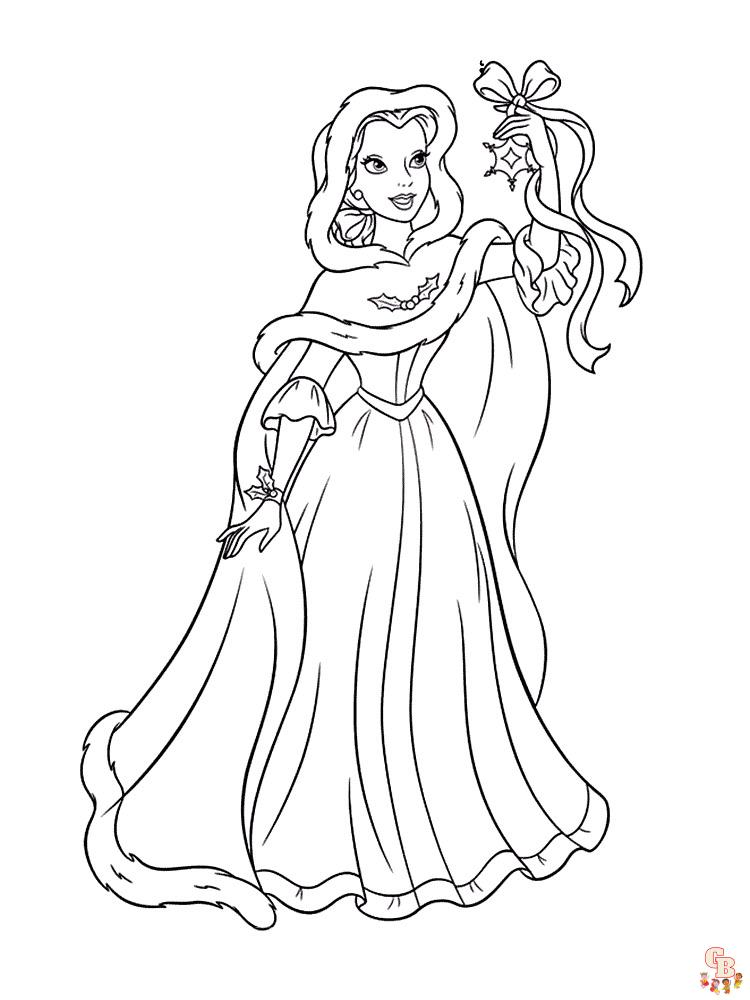 Coloriage princesse